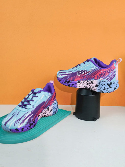 CAMP SHIMMER Blue Women's Running Shoes